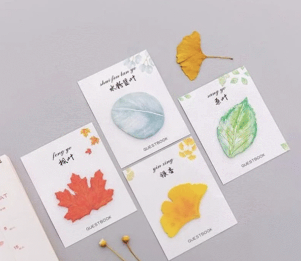 Cute Sakura Leaf Sticky Notes